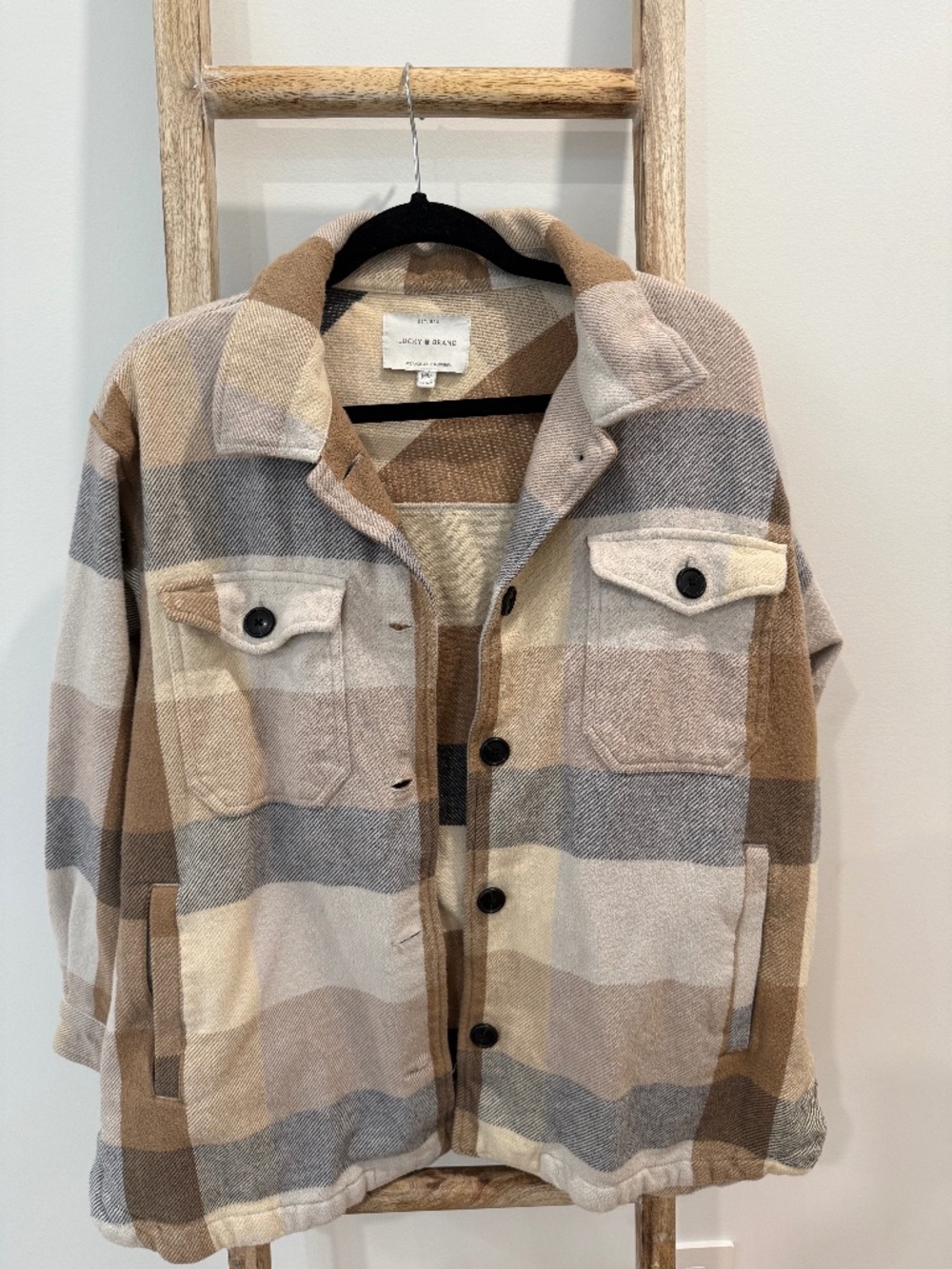 Lucky Brand Plaid Shacket